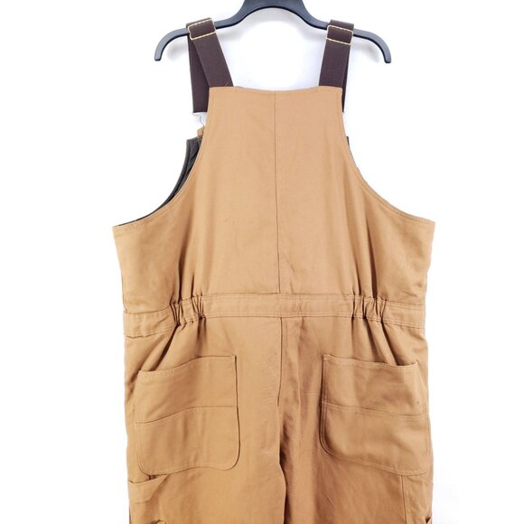 Walls Zero-Zone Mens 2XL Brown Insulated Bib Overalls Regular Cotton - Picture 4 of 10
